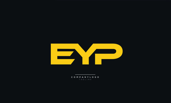 EYP Letter Business Logo Design Alphabet Icon Vector Symbol