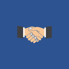 illustration of agreement business icon