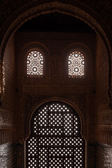 Moorish arch in Alhambra, Spain