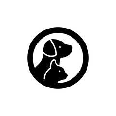 pets symbol in the circle button