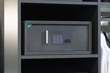 Digital Deposit Safe in Closet