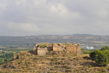 Fototapeta na wymiar Castillo de Larache, Murcia, España