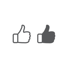 thumbs up icon logo