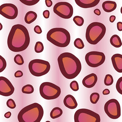 Pink rainbow fantasy dots repeat pattern print background