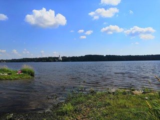 landscape with lake