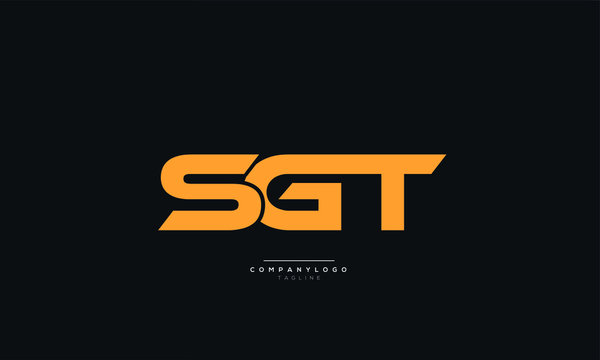SGT Letter Business Logo Design Alphabet Icon Vector Symbol