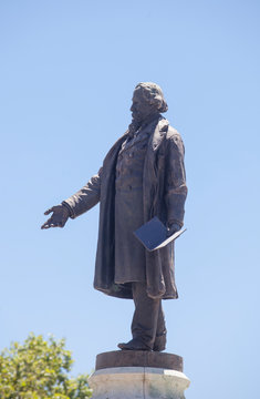 Jose Zorrilla monument, Spanish poet and dramatist, Valladolid, Spain