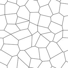 Naklejka premium Seamless pattern. Mosaic, cellular structure. Vector design.