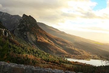 Opening to Gorges du Verdon in Winter