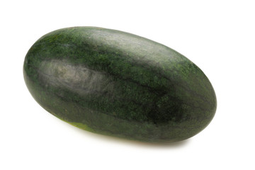 Yellow watermelon isolated.
