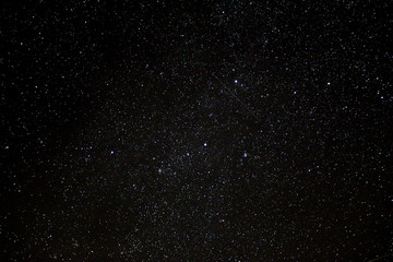 Stars texture in the night sky on Monte Rosa