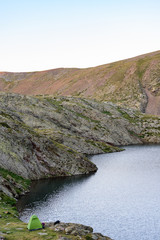 Estanys de Vall del Riu. Beautiful mountain landscape in Pyrenees, Andorra