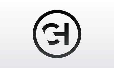 Initial CH Letter Logo With Creative Modern Business Typography Vector Template. Creative Letter CH Logo Vector.