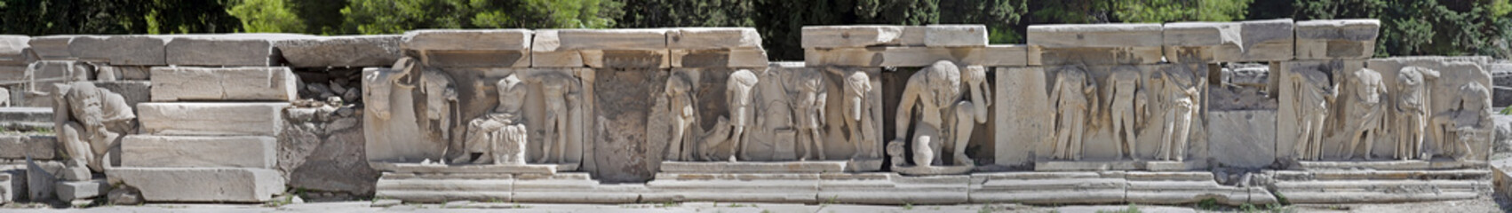 Decoration of Theater of Dionysus Eleuthereus, Athens, Greece