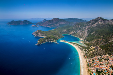 Butterfly Valley, the valley located within the boundaries of Ölüdeniz town of Fethiye district of Mugla province. Fethiye Mugla Turkey © kadrajan
