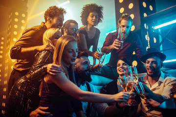 Good times start with a glass of champagne