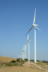 &eacute;oliennes vent energie paysage agriculture chaleur environnement ecologie