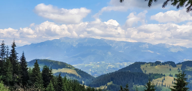 Blick auf Bucegi Gebirge (RO)