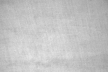 Fototapeta na wymiar Jutesack Hintergrund mit heller weiß grauer Farbe