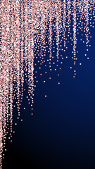 Naklejka na ściany i meble Pink gold glitter luxury sparkling confetti. Scatt