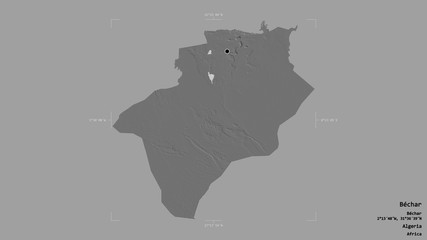 Béchar - Algeria. Bounding box. Bilevel