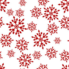 Cute christmas elements seamless pattern background - 370975710