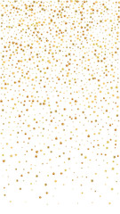 Gold stars luxury sparkling confetti. Scattered sm