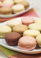 Plate with Macaroons