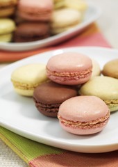Plate with Macaroons