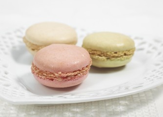 Plate with Macaroons