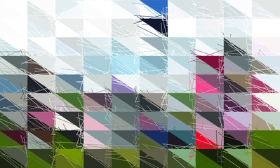 Colored abstract geometric background.
Drawing vector abstract graphics. 