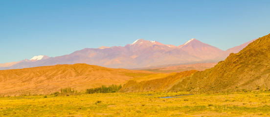 Fototapeta premium Countryside Landscape, San Juan Province, Argentina