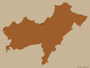 Oran, province of Algeria, on solid. Pattern