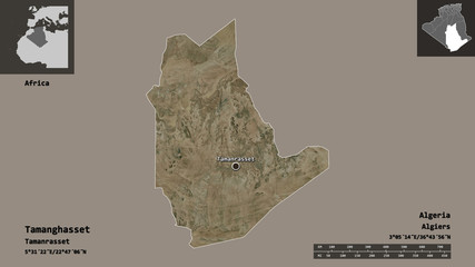 Tamanghasset, province of Algeria,. Previews. Satellite