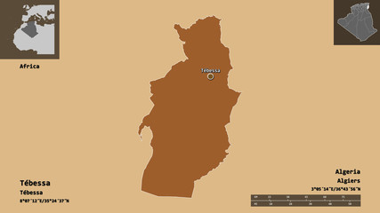 Tébessa, province of Algeria,. Previews. Pattern
