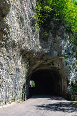 tunnel in the mountains