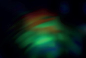 Dark Green, Red vector glossy abstract backdrop.