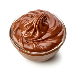 bowl of chocolate cream