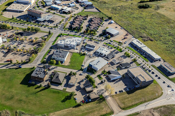 Airport Business Area Aerial