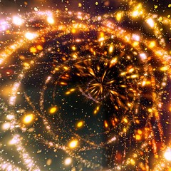 銀河に光輝く無数の星