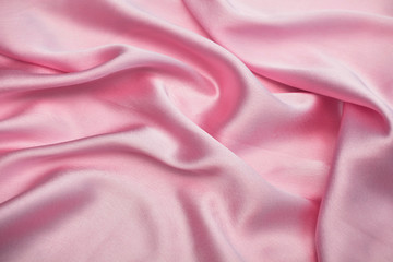 pink silk texture abstract background, smooth fabric cloth background.