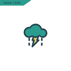 Weather graphic icon.
