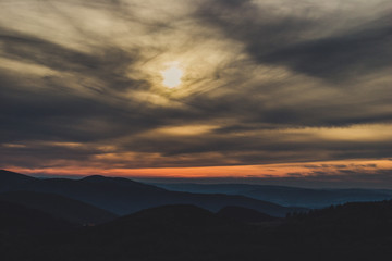 as cores da montanha