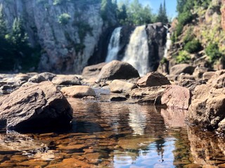 Naklejka premium High Falls, Tettegouche State Park, Minnesota