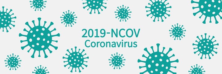 Illustration calling for the prevention of the spread of coronavirus