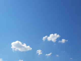 blue sky with clouds