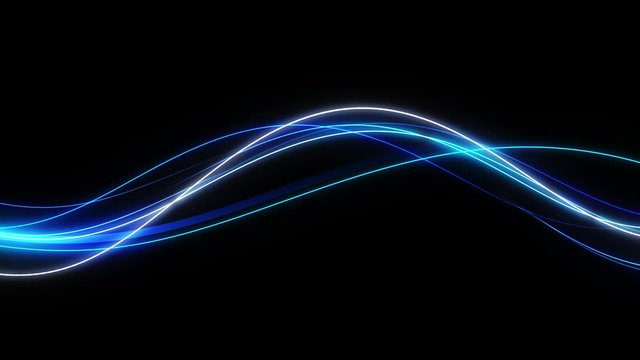 アブストラクト ライン ウェーブ 背景 ループ