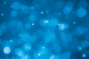abstract light bokeh with navy blue  background