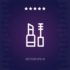 make up vector icon modern illustration