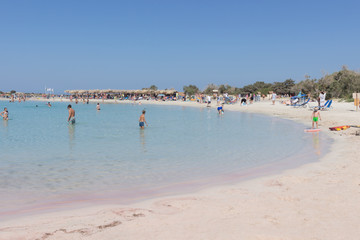 Beach in Crete island, Greece.